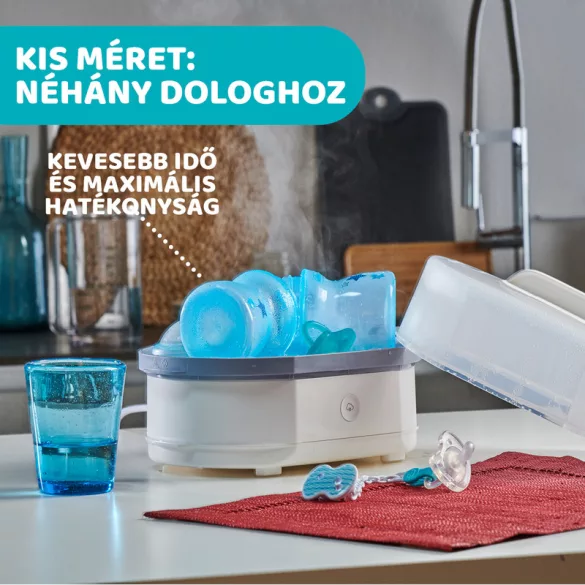Elektromos gőzsterilizáló 3in1 elektromos és mikrós használat
