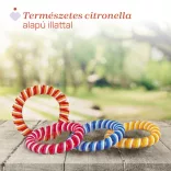Natural Bracelet - illatosított karkötő 1 db citronellával illatosított, vízálló