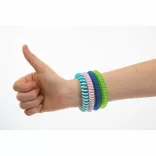 Natural Bracelet - illatosított karkötő 1 db citronellával illatosított, vízálló