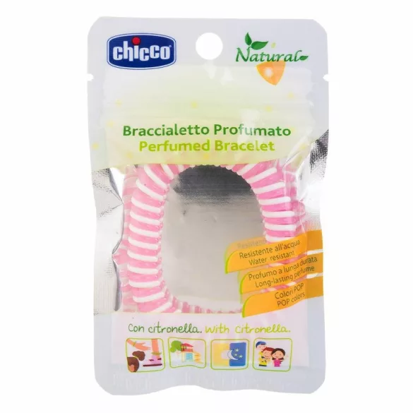 Natural Bracelet - illatosított karkötő 1 db citronellával illatosított, vízálló