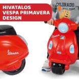 Vespa Primavera robogó 12-36 hó lábbal hajtós piros