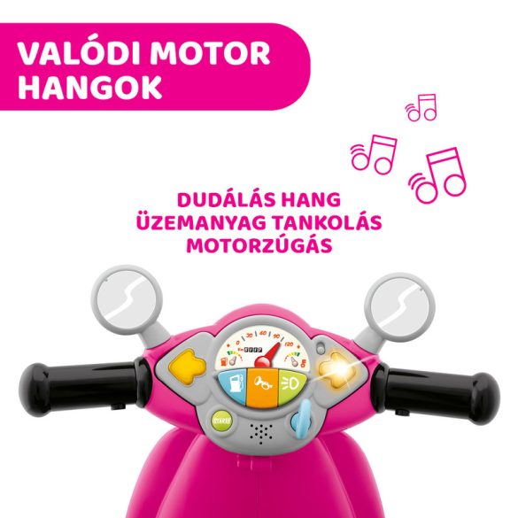 Vespa Primavera robogó 1-3 év lábbal hajtós rózsaszín