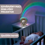 Rainbow Bear - Szivárvány maci zene-fény projektor elemes