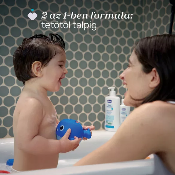 Fürdető & sampon 200 ml - könnymentes Baby Moments körömvirág és növényi glicerin