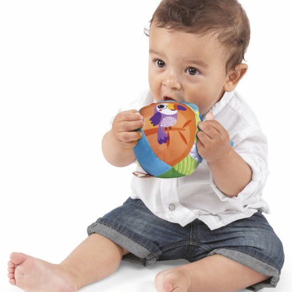 Soft Ball puha csörgős textil labda babakocsi-játék