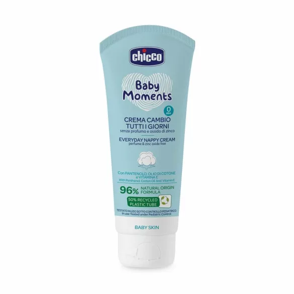 Popsikrém mindennapra 100 ml - cink-oxid mentes, illatmentes 96% természetes