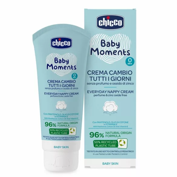 Popsikrém mindennapra 100 ml - cink-oxid mentes, illatmentes 96% természetes