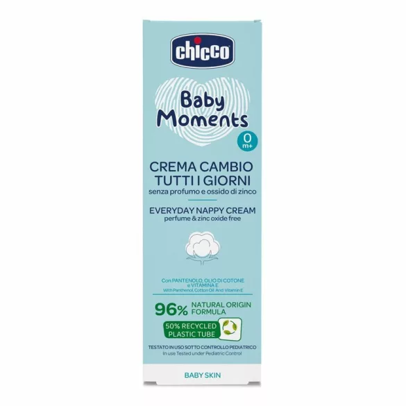 Popsikrém mindennapra 100 ml - cink-oxid mentes, illatmentes 96% természetes