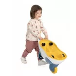 Panda 3in1 Ride-on bébitaxi és talicska Montessori módszer