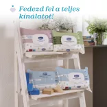Törlőkendő illatos lótuszvizes 16 db érzékeny bőrre 97% víz