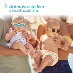 Napszemüveg 0m+ füstös lencsék UVA-UVB magas védelem