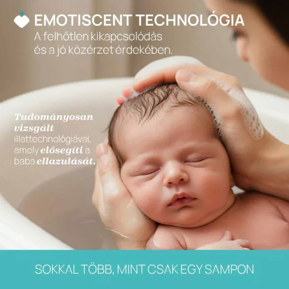 Kamillás sampon 500 ml Baby Moments kamilla-kivonattal