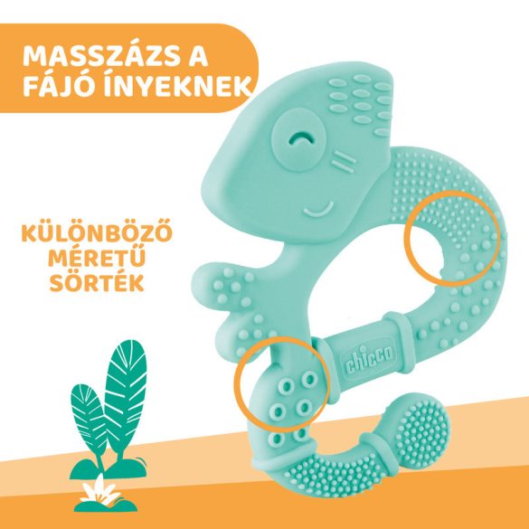 Kaméleon Soft szuperpuha rágóka - szilikon kifejezetten a fogzás kényes szakaszára