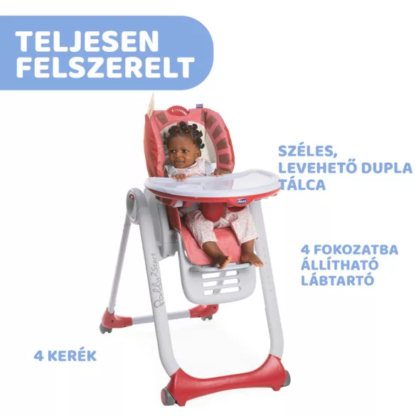 Polly 2 Start dönthető etetőszék 0-15 kg