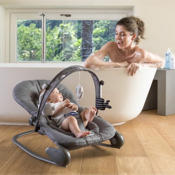 Chicco Hooplá kétfunkciós pihenőszék 0-18 kg - Rózsaszín