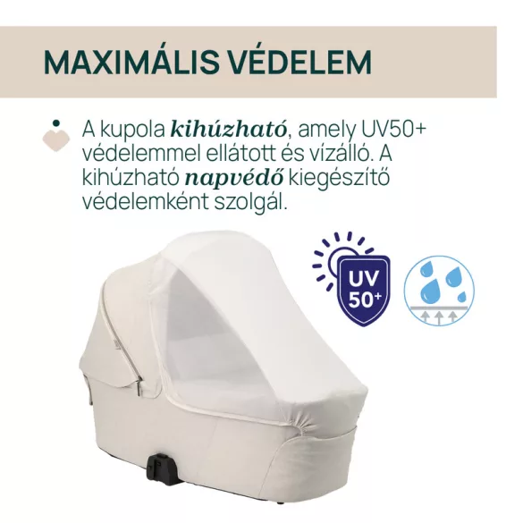 Flexi mózeskosár - csak szettben kapható a Bellagio babakocsihoz Kory Plus hordozóval