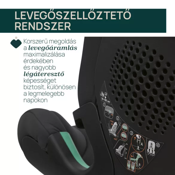 Seat&Go I-Size 76-150 cm autósülés 1/2/3 korcsoport