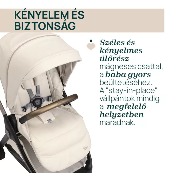 BELLAGIO babakocsi önzáródással Trió rendszerhez 22 kg-ig