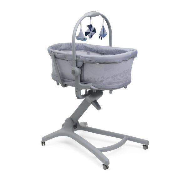 Baby Hug PRO 5in1 kiságy-etetőszék-szék 0-15 kg , 0-3 év