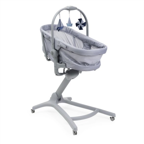 Baby Hug PRO 5in1 kiságy-etetőszék-szék 0-15 kg , 0-3 év