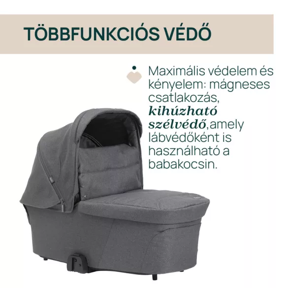 Flexi mózeskosár - csak szettben kapható a Bellagio babakocsihoz Kory Plus hordozóval