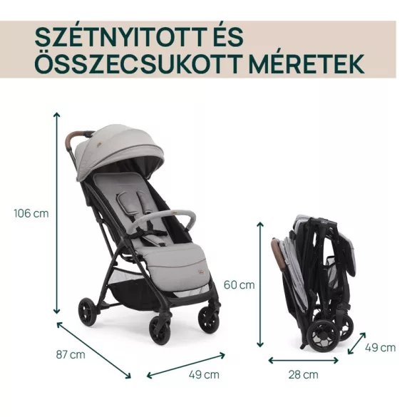 Chicco GLEE babakocsi automata csukódással 0-22 kg, 0-4 év