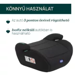 Quasar i-Size ülésmagasító 126-150 cm isofix nélküli autóba