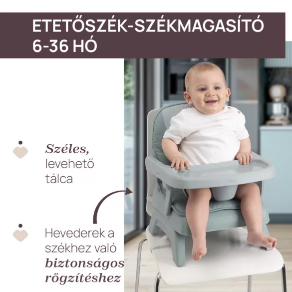 Bento hordozható etetőszék székmagasító
