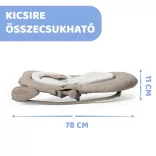 Chicco Hooplá kétfunkciós pihenőszék 0-18 kg - Champagne