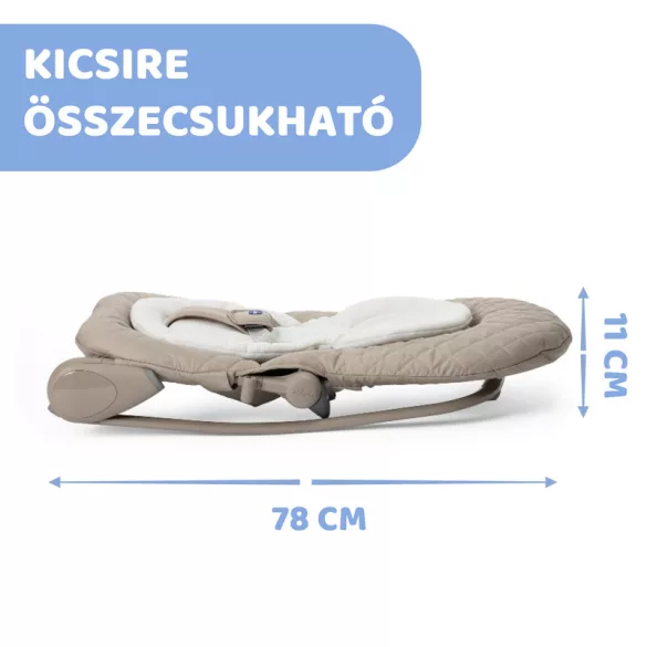 Chicco Hooplá kétfunkciós pihenőszék 0-18 kg - Champagne