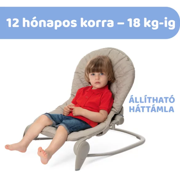 Chicco Hooplá kétfunkciós pihenőszék 0-18 kg - Champagne