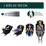 UNICO EVO I-SIZE 360° 40-150 cm autósülés 0/1/2/3 korcsoport