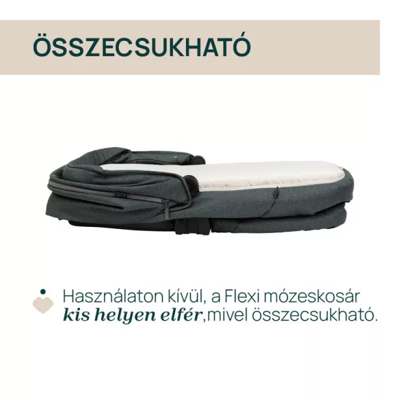 Flexi mózeskosár - csak szettben kapható a Bellagio babakocsihoz Kory Plus hordozóval