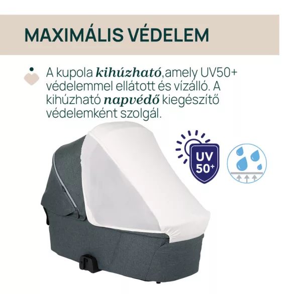 Flexi mózeskosár - csak szettben kapható a Bellagio babakocsihoz Kory Plus hordozóval