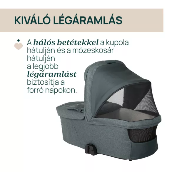 Flexi mózeskosár - csak szettben kapható a Bellagio babakocsihoz Kory Plus hordozóval
