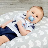 Physio Forma® Comfort szilikon cumi 1 db, 6-16 hó sterilizálható tok