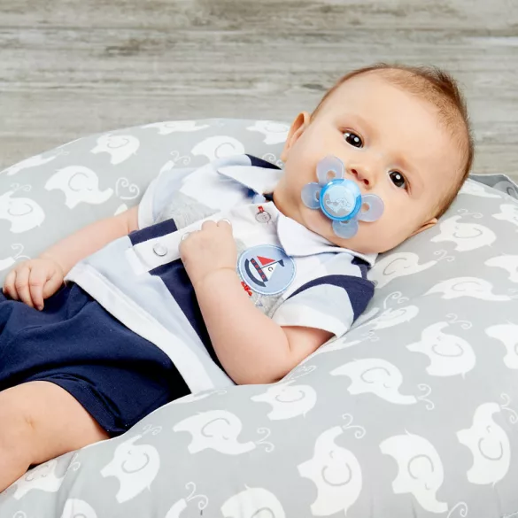 Physio Forma® Comfort szilikon cumi 1 db, 6-16 hó sterilizálható tok