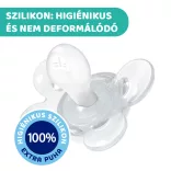 Physio Forma® Comfort szilikon cumi 1 db, 6-16 hó sterilizálható tok