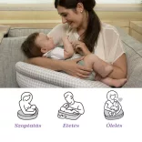 Boppy Deluxe szoptatós párna formatartó töltettel