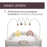 Baby Hug Armonia 4in1 bölcső-asztali szék 0 - 15 kg, 0- 36 hó