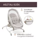 Baby Hug Armonia 4in1 bölcső-asztali szék 0 - 15 kg, 0- 36 hó