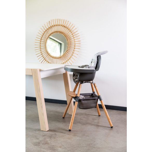 CHILDHOME Evolu 2 Etetőszék - Fa/Antracit
