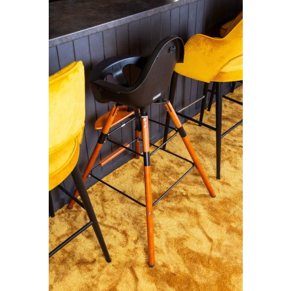 CHILDHOME Evolu 2 Etetőszék - Dió/Fekete