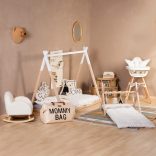 CHILDHOME Evolu 2 Etetőszék - Fa/Fehér