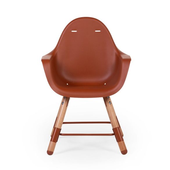 CHILDHOME Evolu 2 Etetőszék - Fa/Rozsdaszín