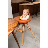 CHILDHOME Evolu 2 Etetőszék - Fa/Rozsdaszín