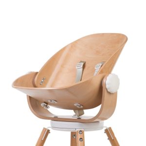 CHILDHOME Evolu Babaülés Evolu 2 + One.80° Etetőszékhez - Fa - Fa/Fehér