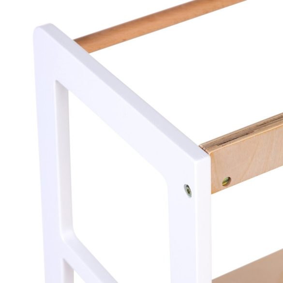 CHILDHOME Konyhai Fellépő - Fehér/Fa