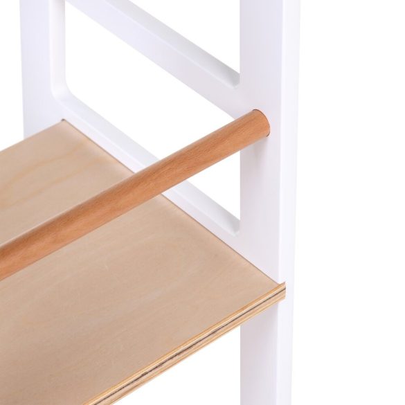 CHILDHOME Konyhai Fellépő - Fehér/Fa