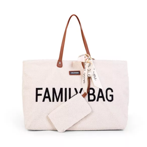 CHILDHOME Family Bag Táska - Teddy - Fehér